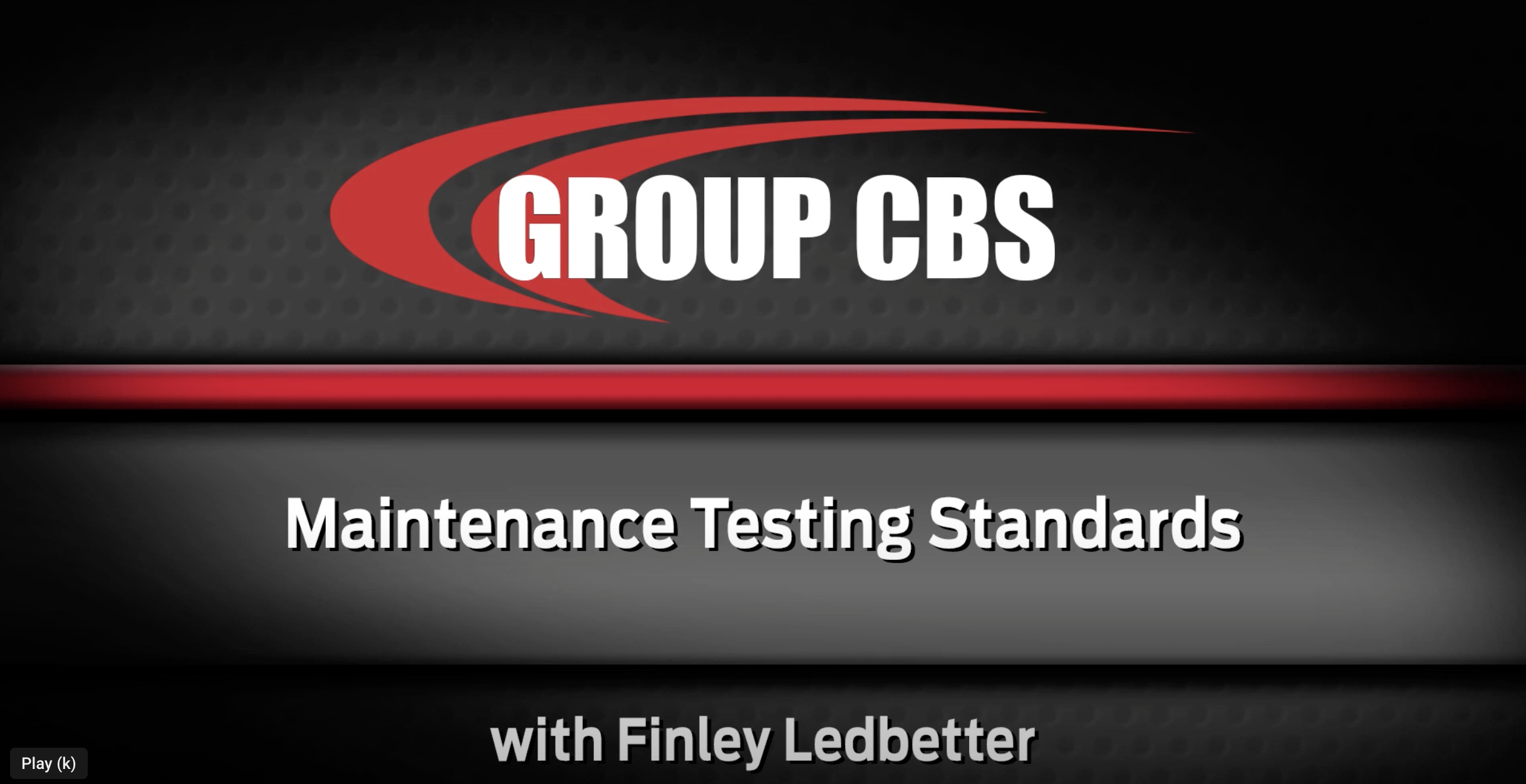 Maintenance Testing Standards